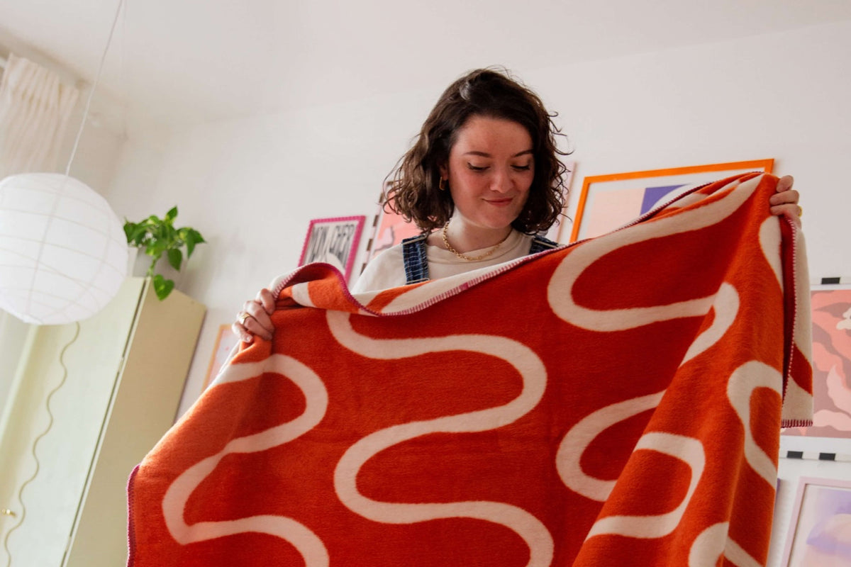 Chic-chats with Alicia Martinez: the Swirl Throw journey