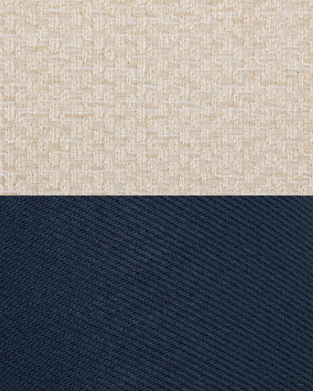 Romig beige & Schemeringblauw